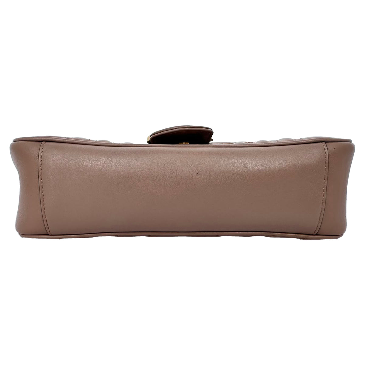 Gucci Medium GG Marmont Crossbody Bag in Tan Leather