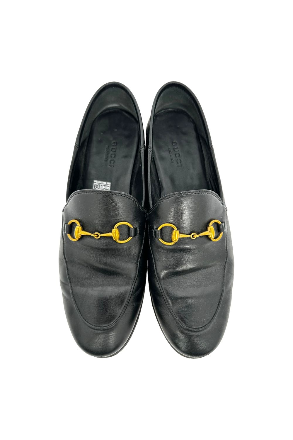 Gucci Horsebit Loafers in Black Calf Leather