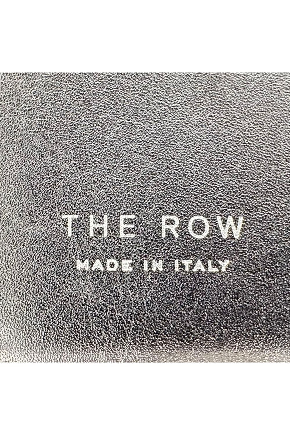 The Row Park Tote Three Canvas Tote Bag in Black Nylon Canvas
