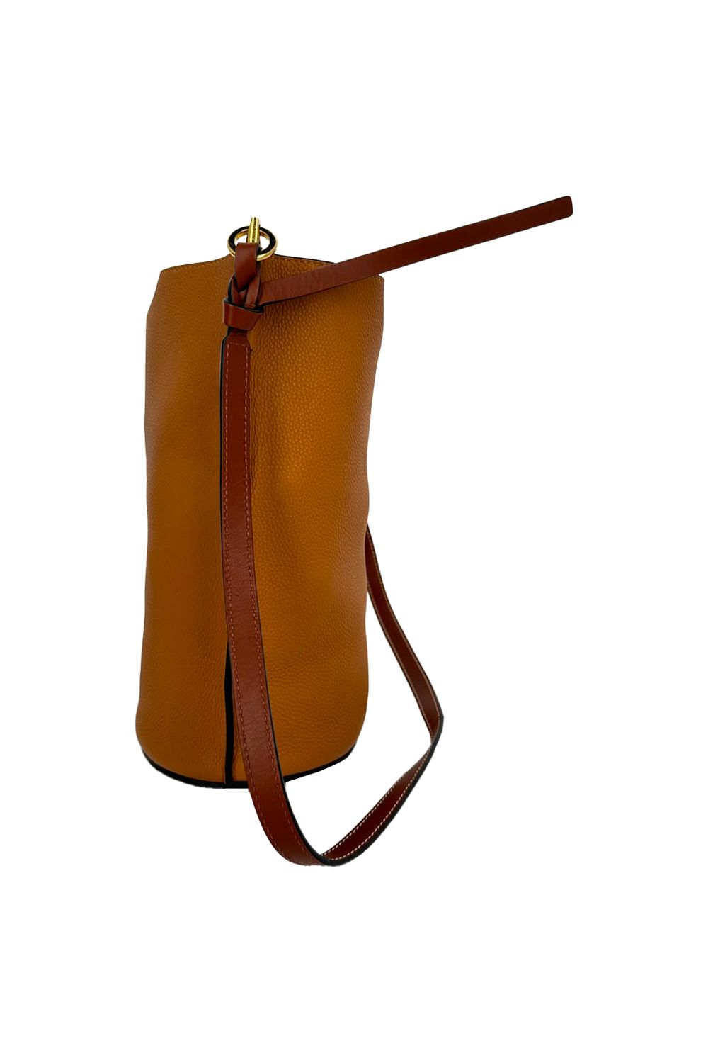 Loewe Gate Bucket Bag in Camel Leather