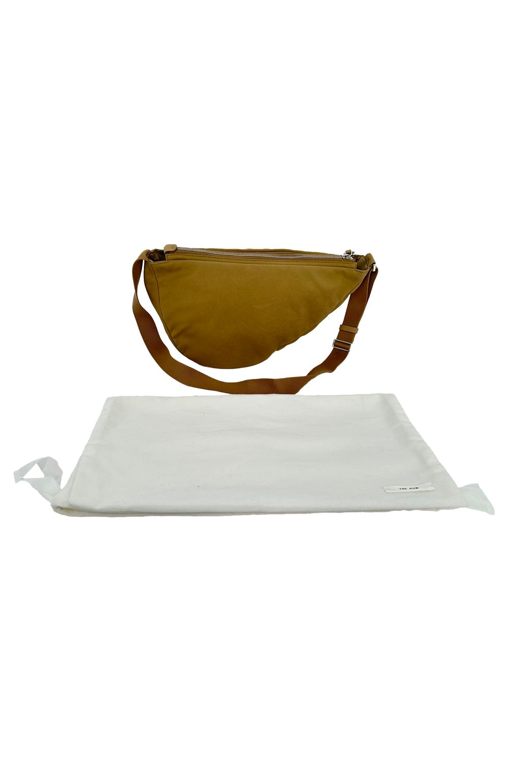 The Row Tan Slouchy Banana Two Bag in Brown