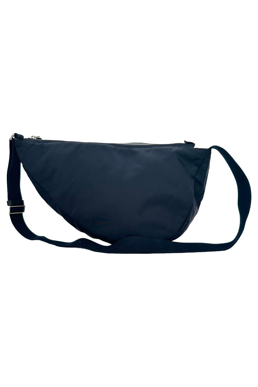 The Row Slouchy Banana Two Bag in Black Nylon