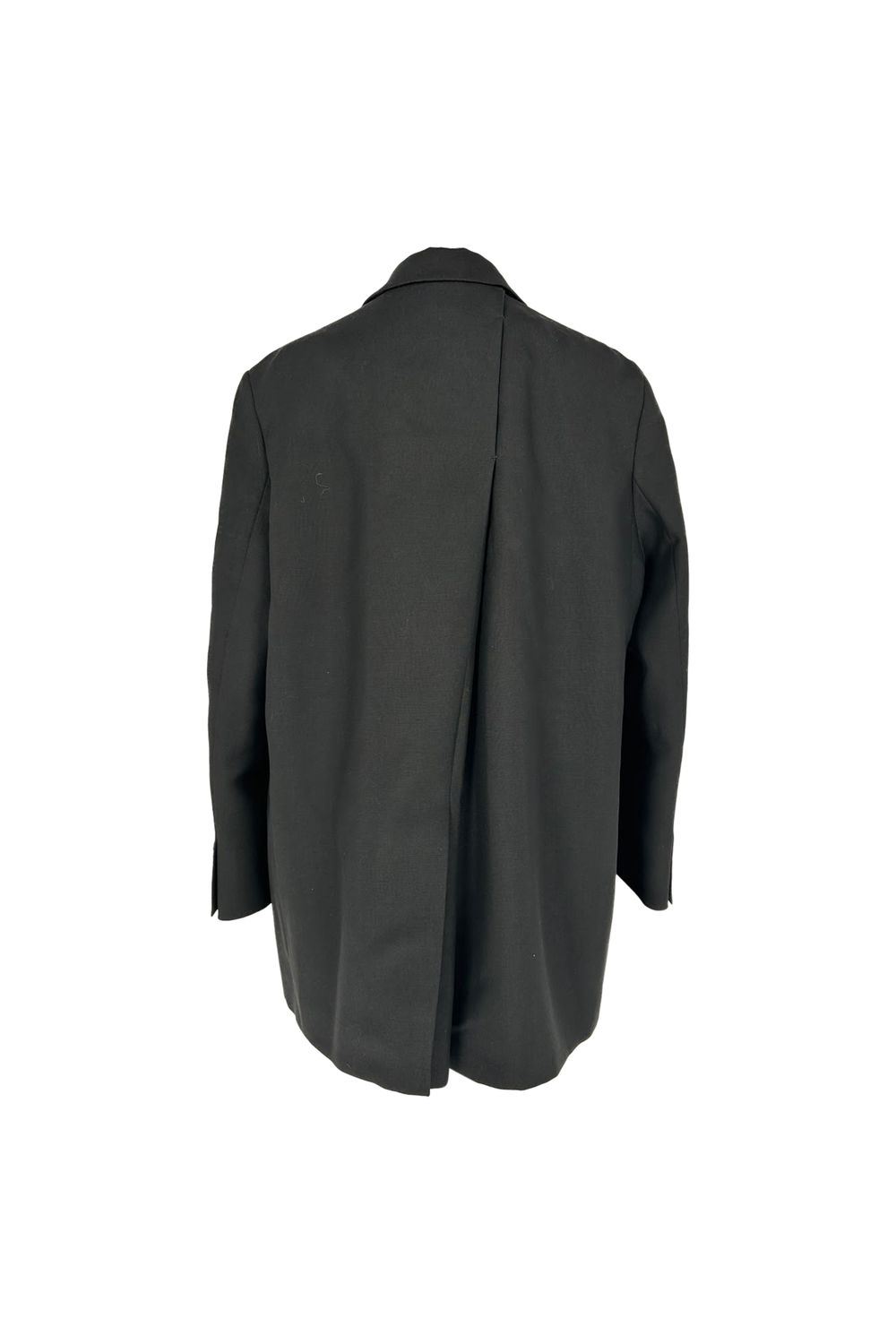 The Row Single-breasted Blazer in Black Wool