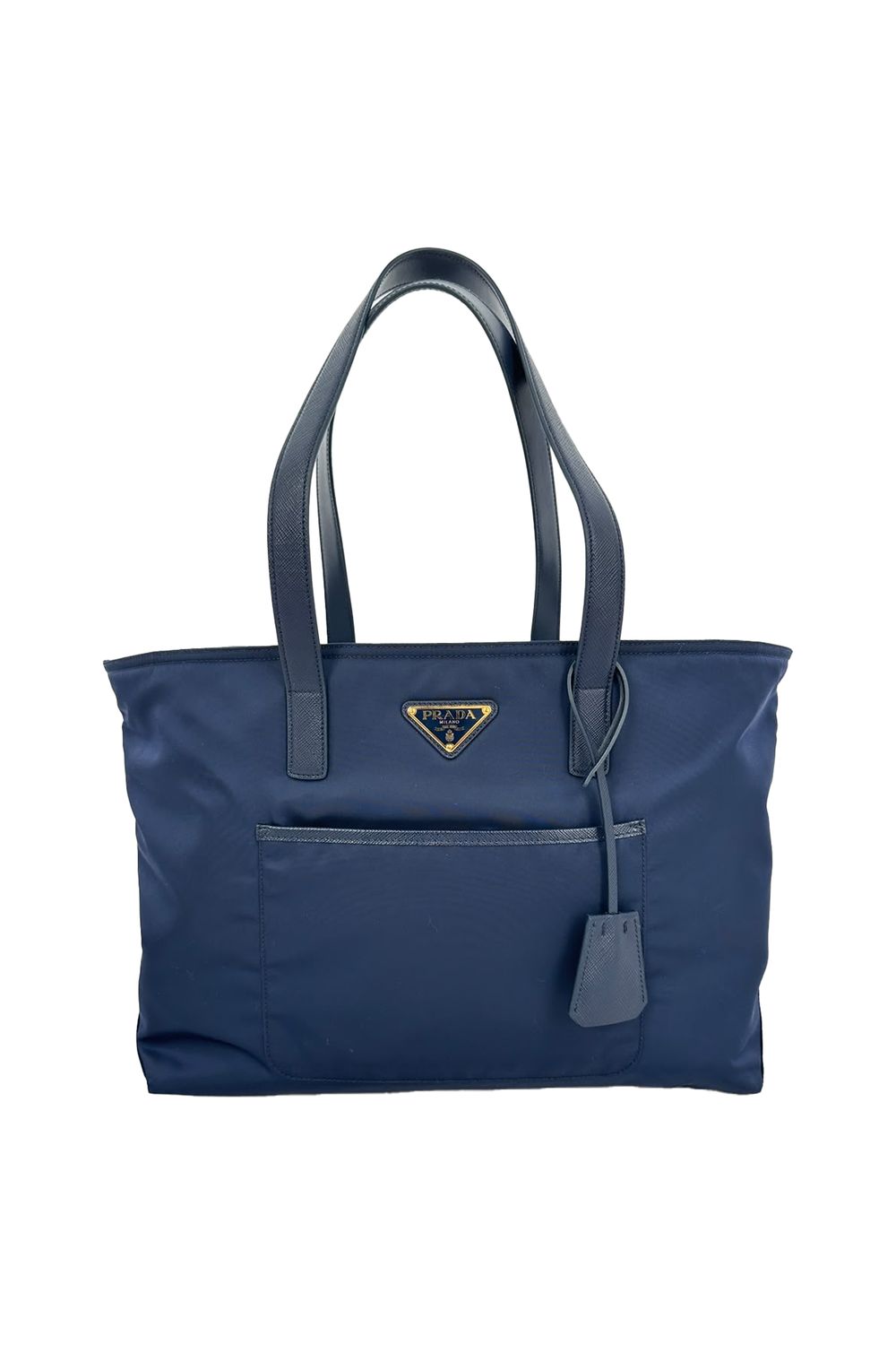 Prada Large Re-Edition 1978 Tote Bag in Navy Blue Polyamide