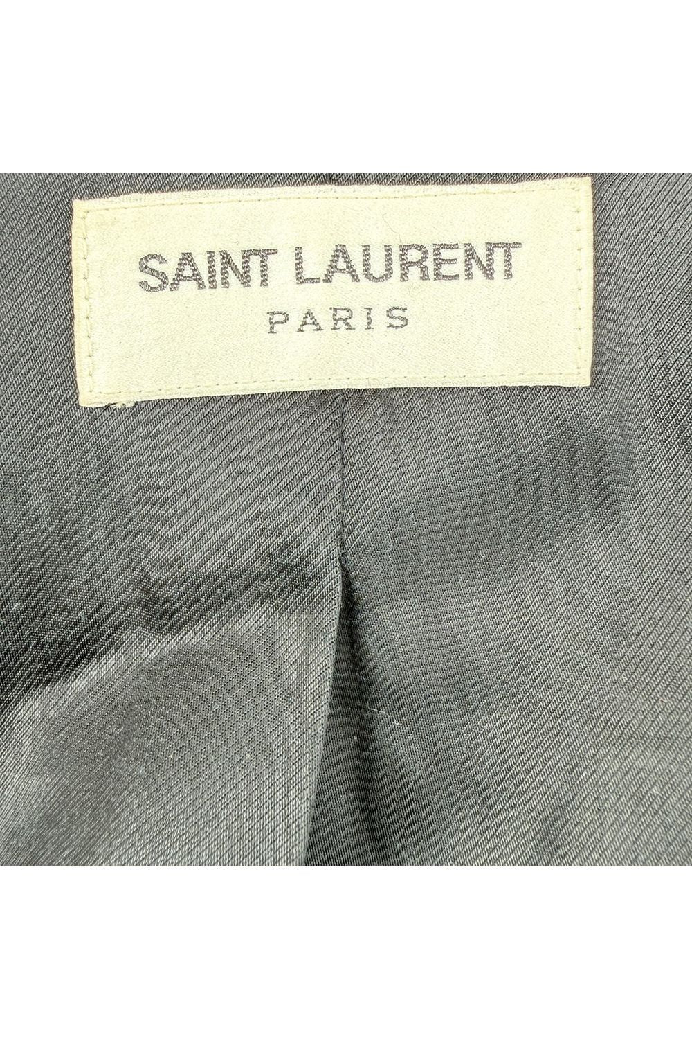 Saint Laurent Belted Safari Jacket in Tan Brown Suede