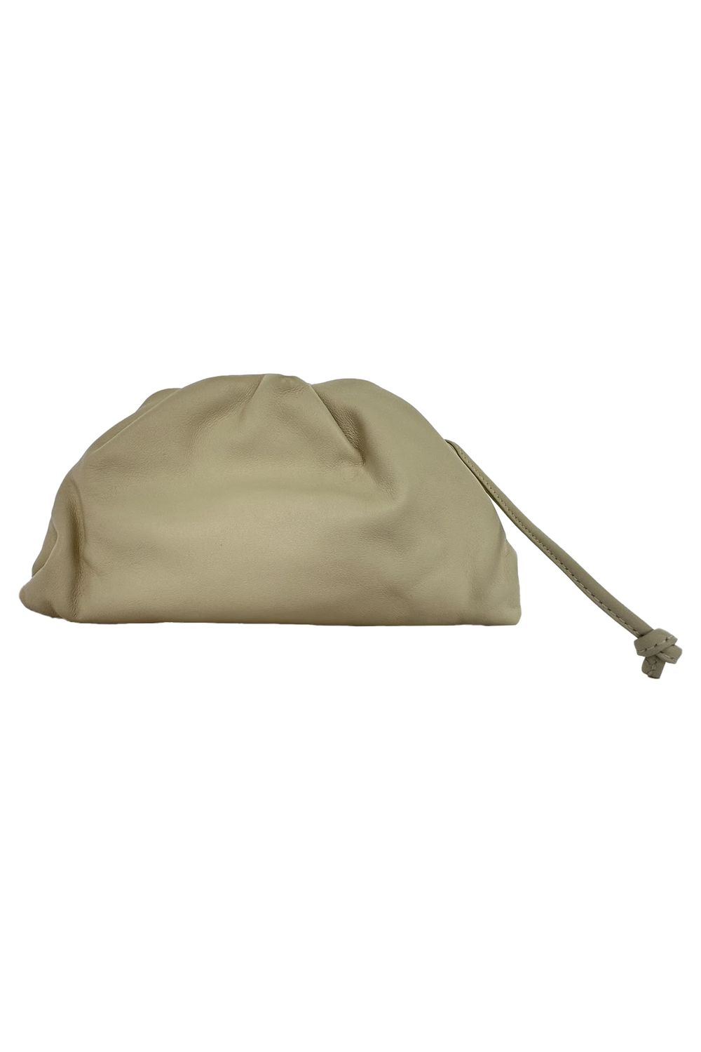 Bottega Veneta The Mini Pouch in Ivory Leather