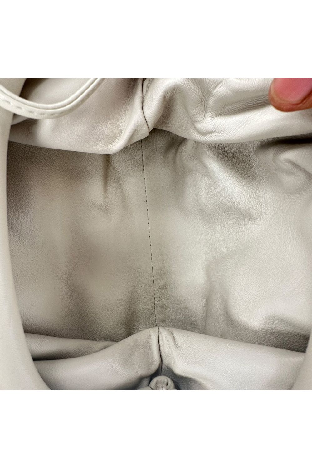 Bottega Veneta The Mini Pouch in Ivory Leather