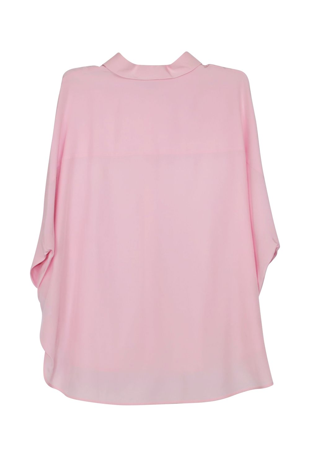 Jil Sander Crepe de Chine Shirt in Pink Silk