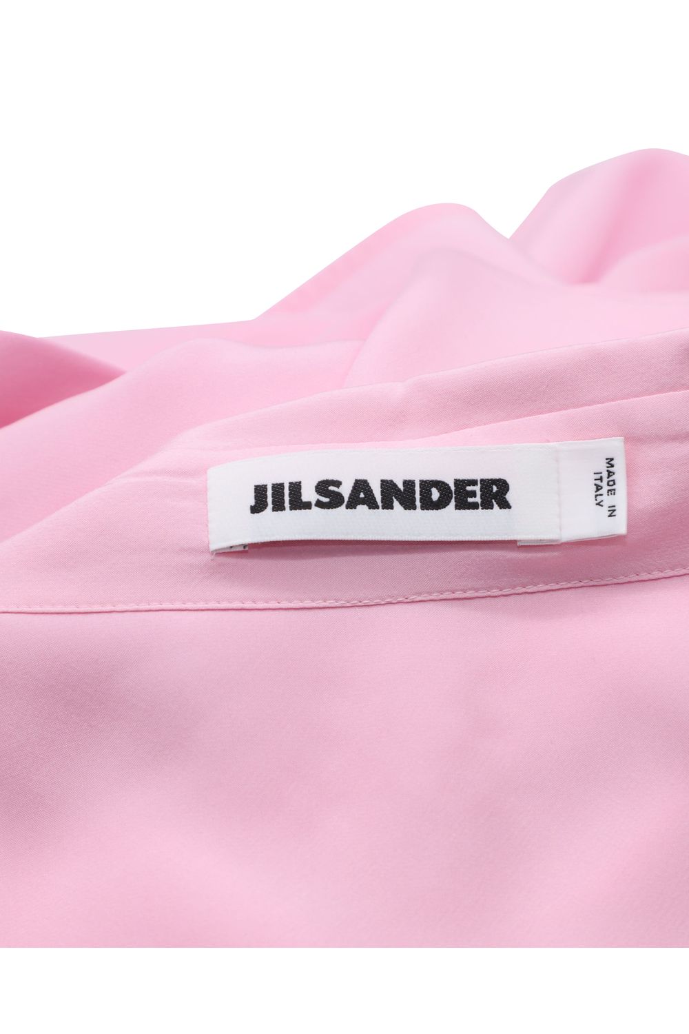 Jil Sander Crepe de Chine Shirt in Pink Silk