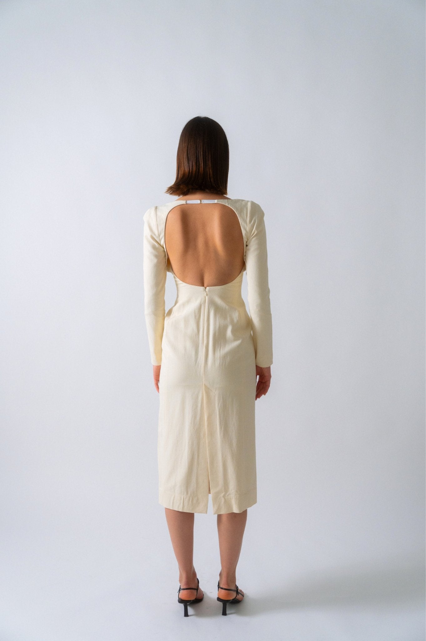Jacquemus La Robe Terra Midi Dress - Bessette
