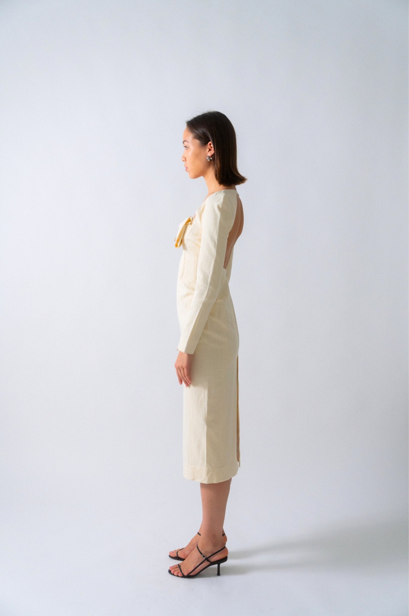 Jacquemus La Robe Terra Midi Dress - Bessette