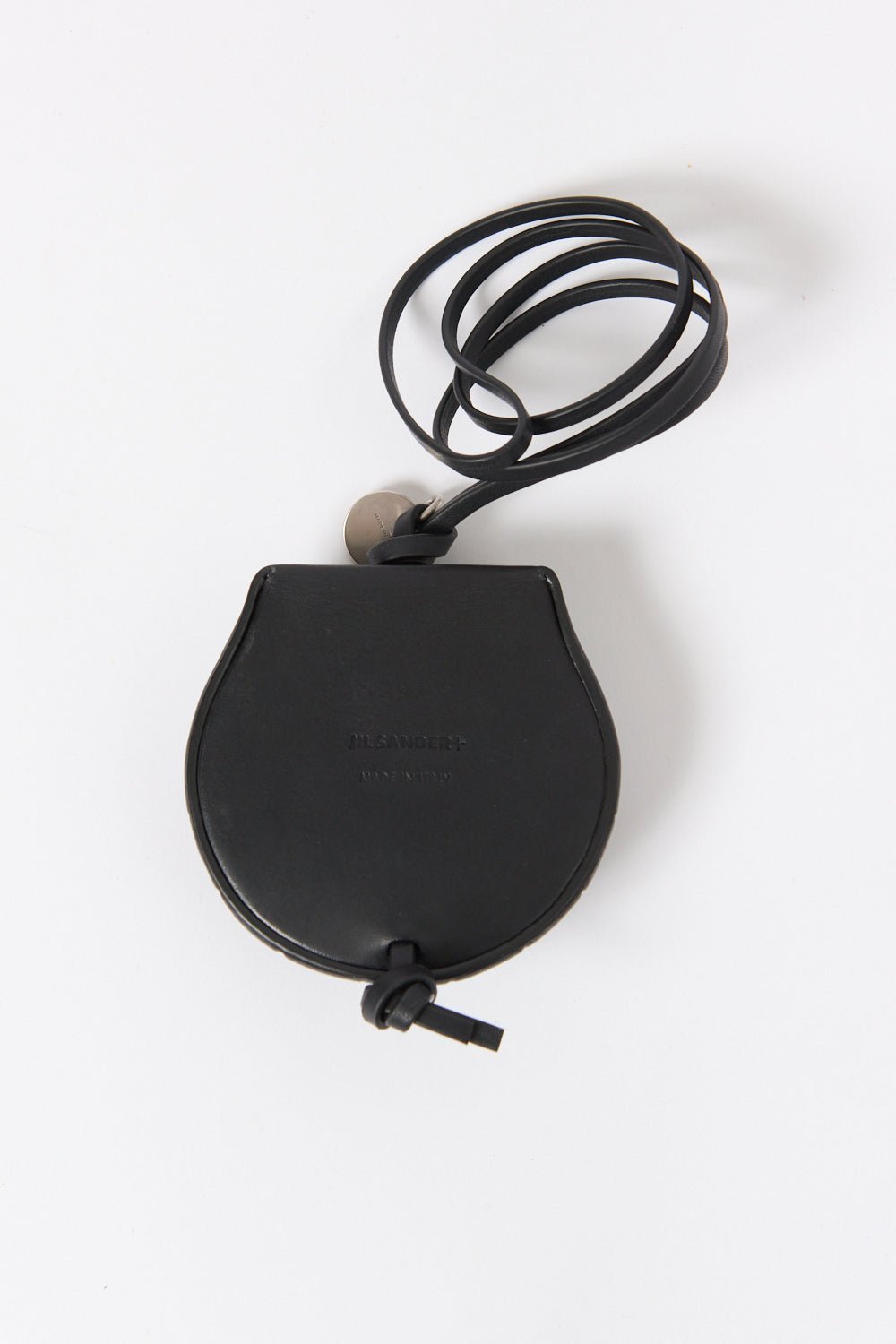 Jil Sander Black Leather Coin Purse - Bessette