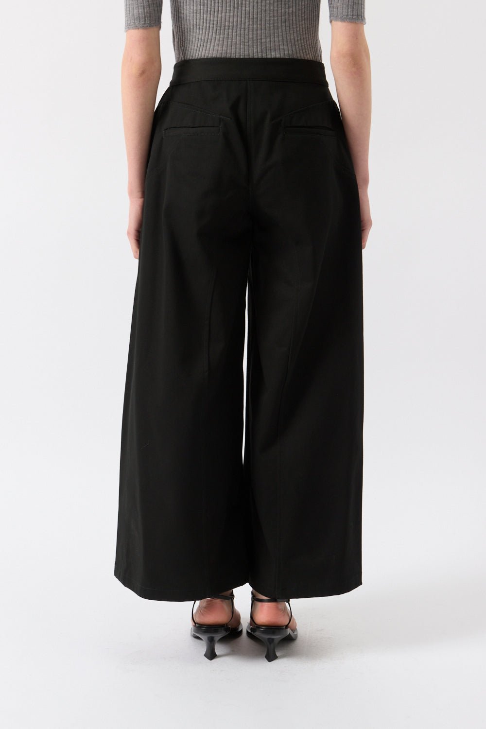 Jil Sander Cotton Wide Leg Pants - Bessette