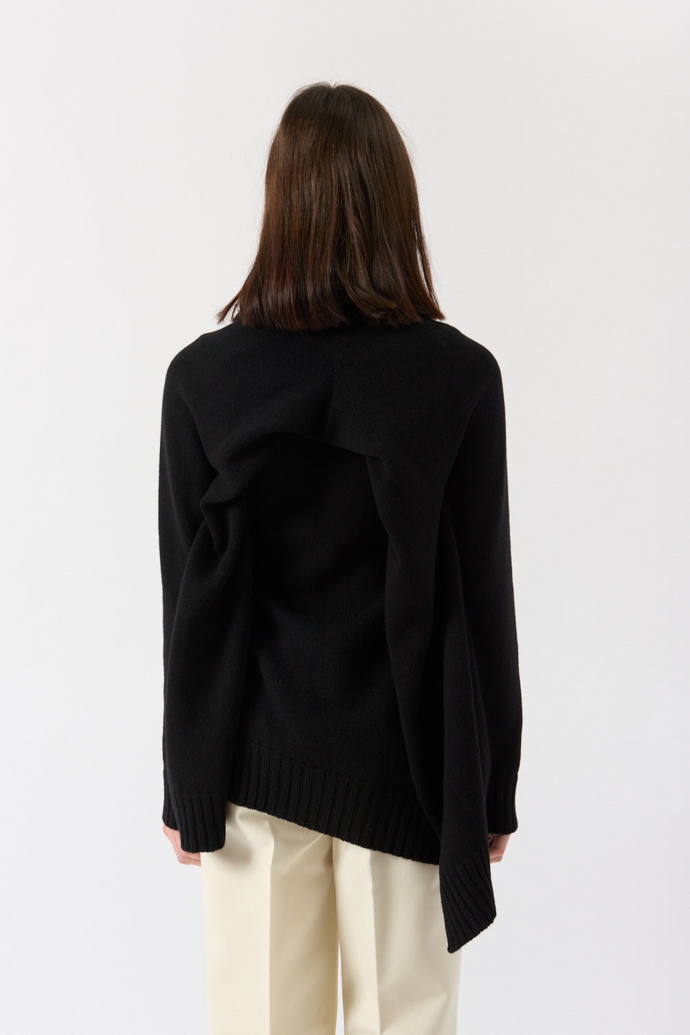 Jil Sander Detachable Cape Sweater - Bessette