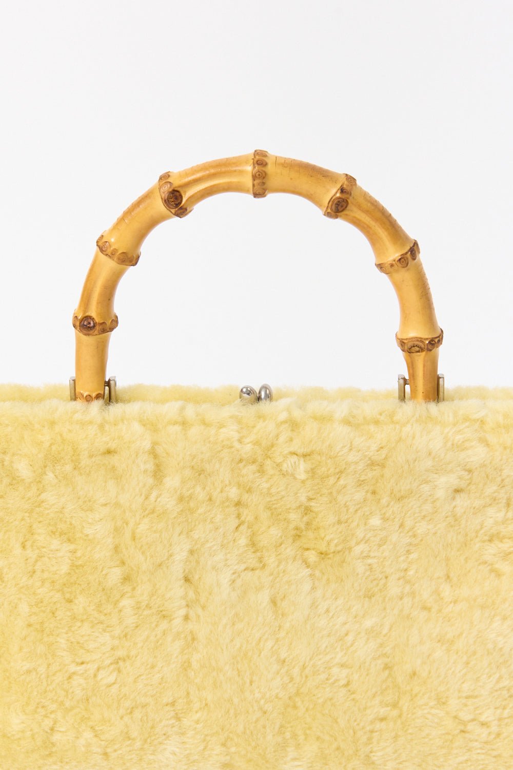 Jil Sander East West Goji Shearling Bag - Bessette