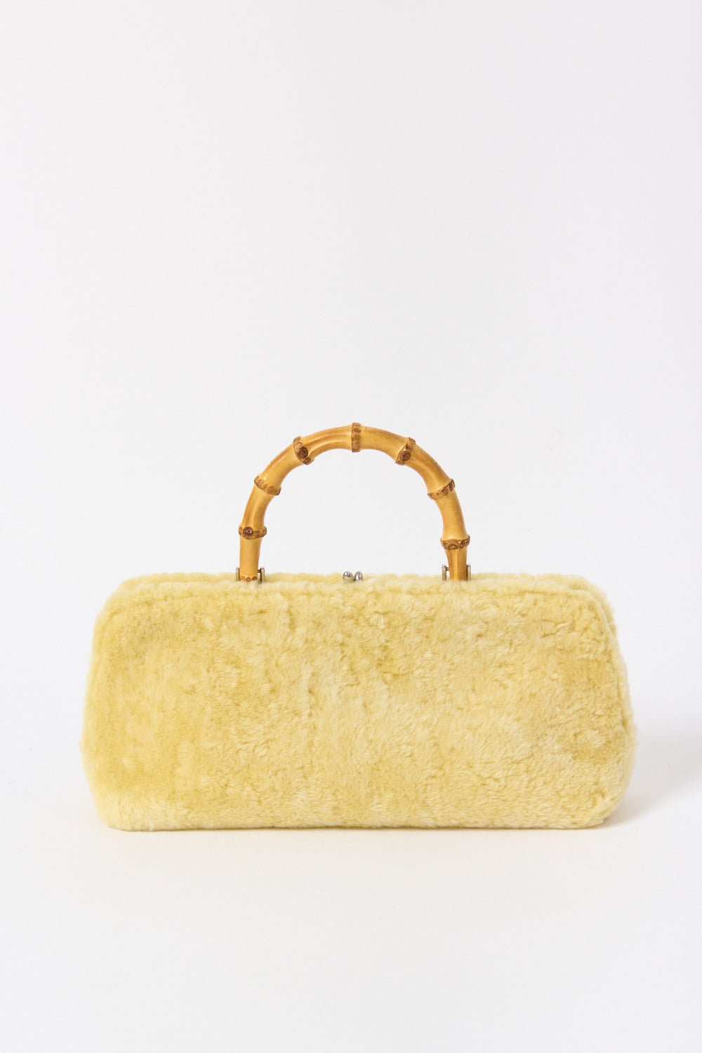 Jil Sander East West Goji Shearling Bag - Bessette