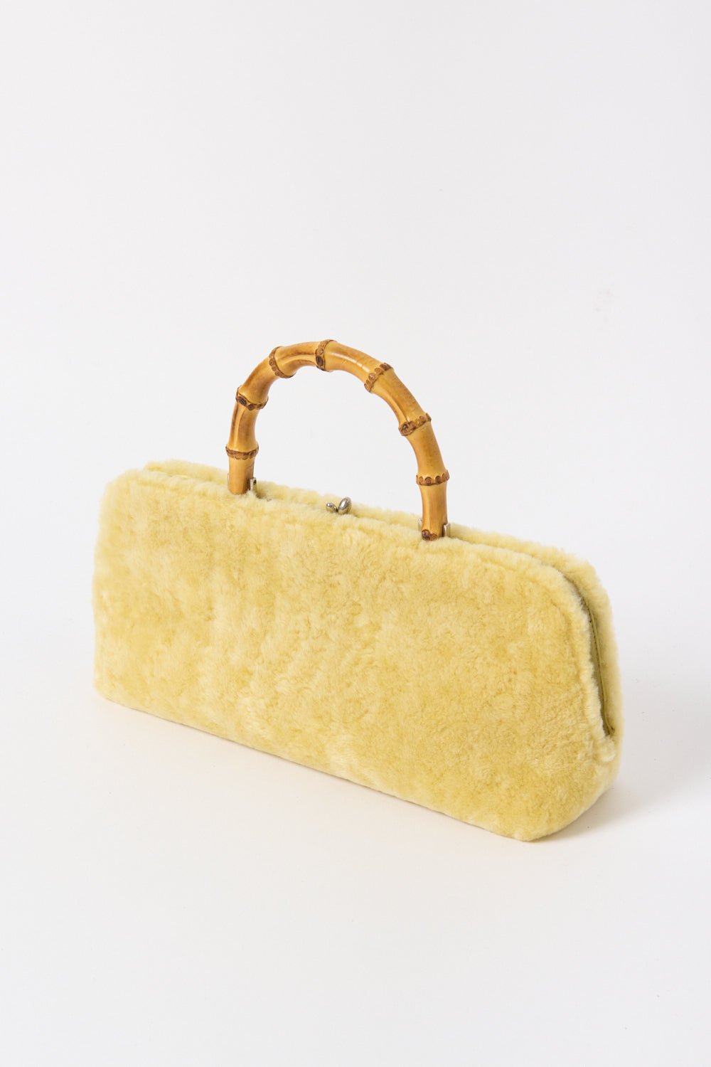 Jil Sander East West Goji Shearling Bag - Bessette