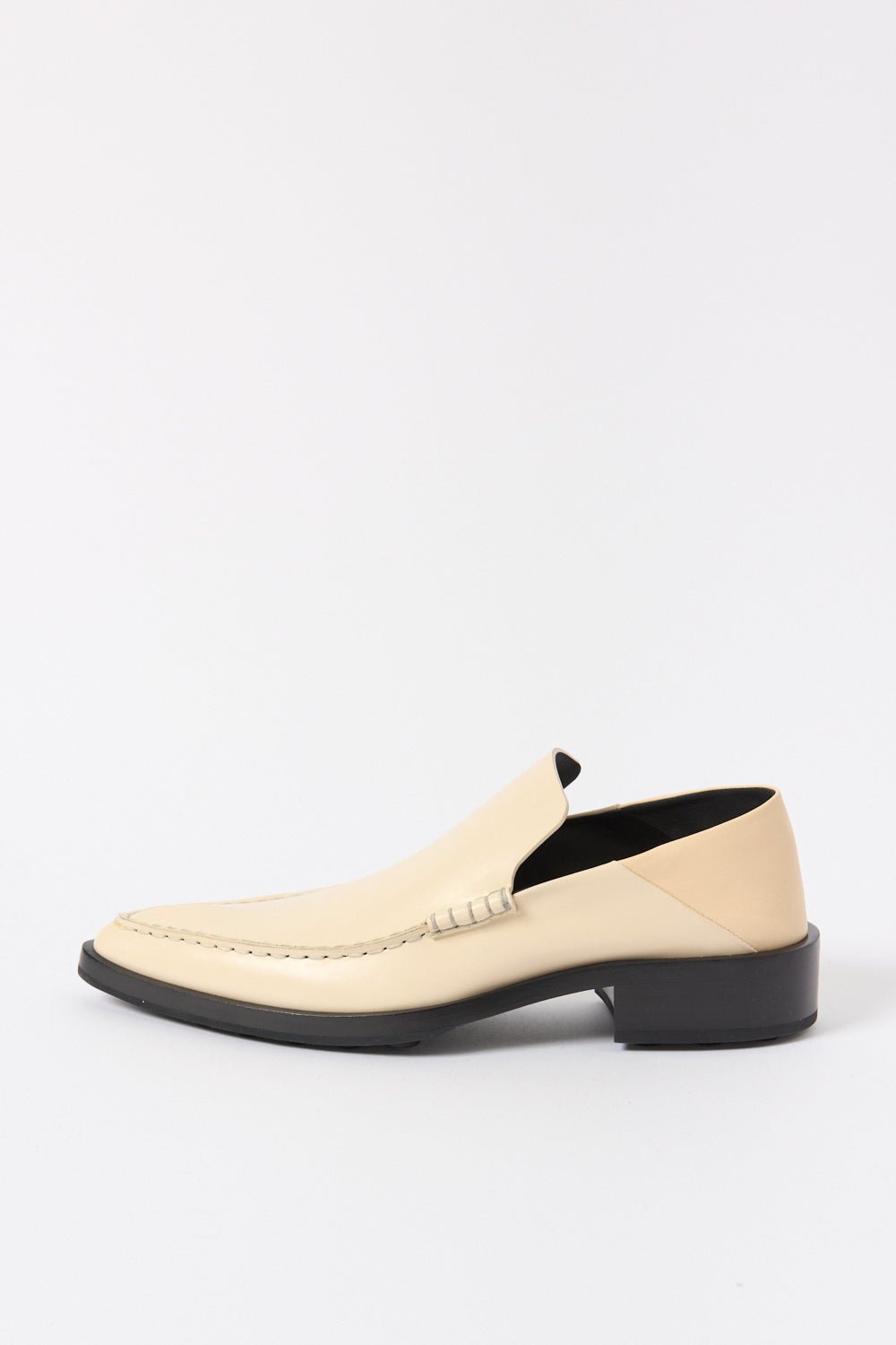 Jil Sander Glossed-Leather Collapsible-Heel Loafers - Bessette