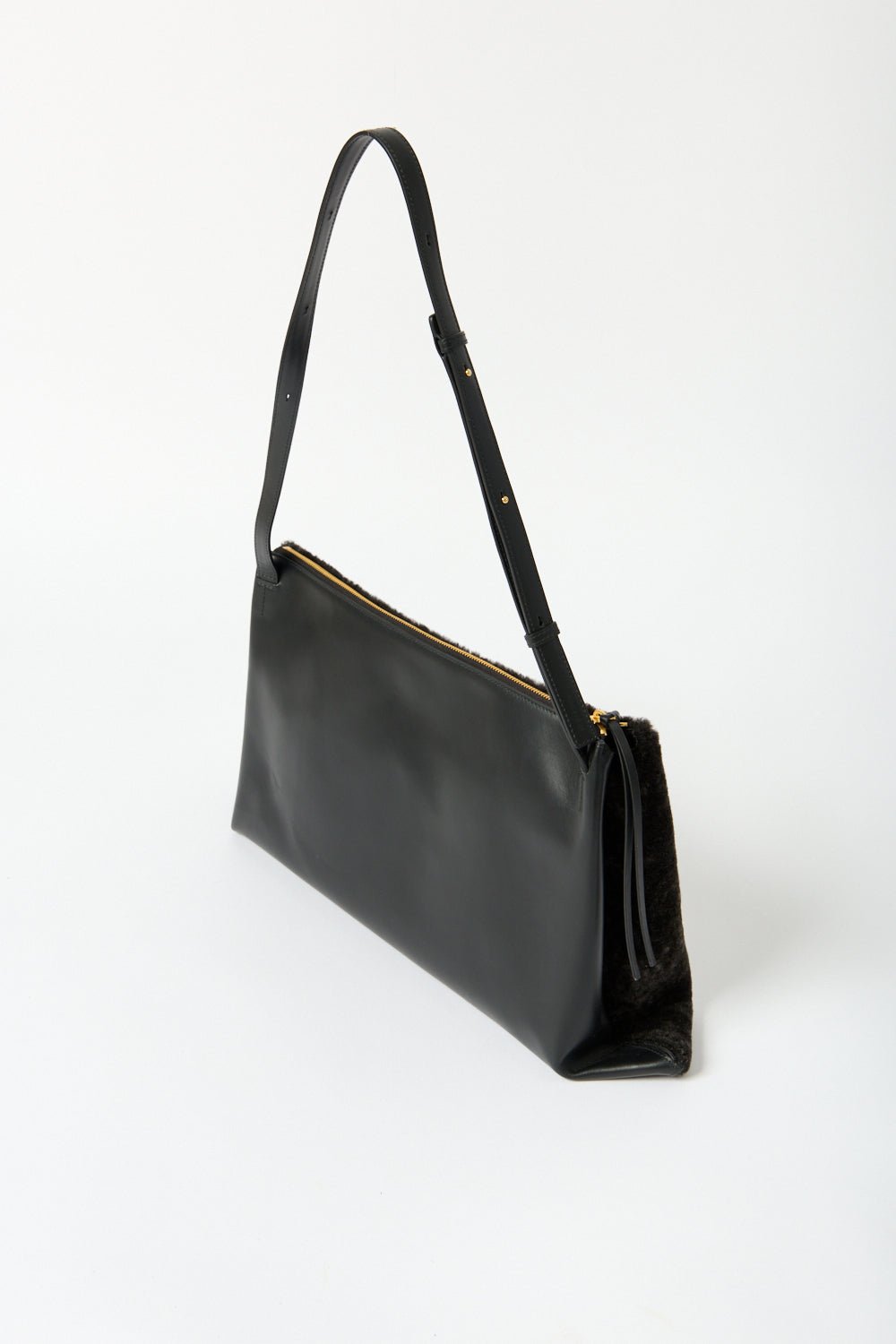 Jil Sander Medium Shearling Empire Bag - Bessette