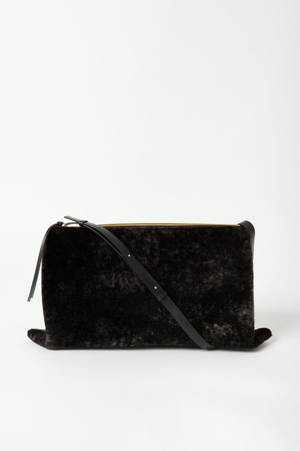 Jil Sander Medium Shearling Empire Bag - Bessette