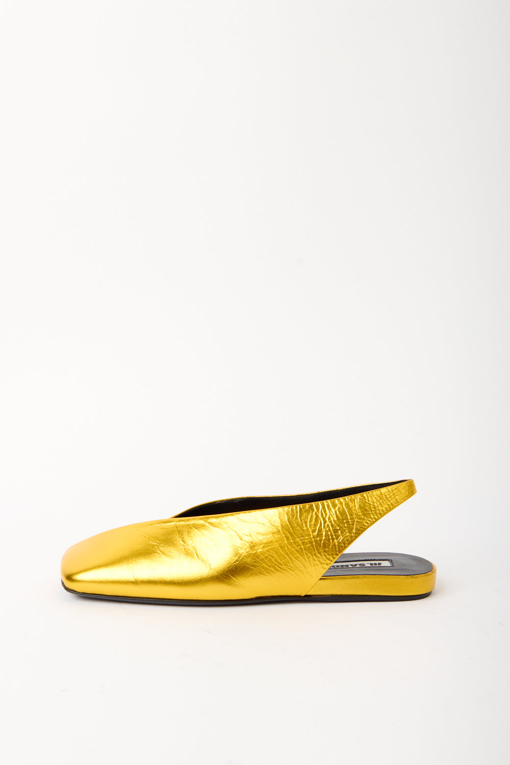 Jil Sander Metallic Flats