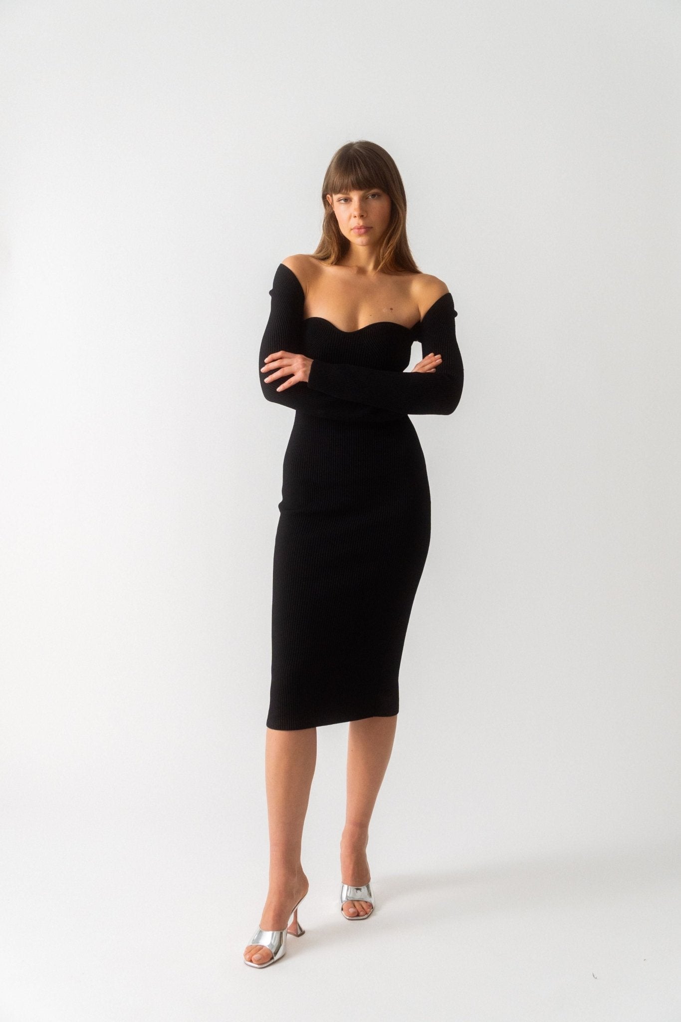 Khaite Beth Ribbed Dress - Bessette