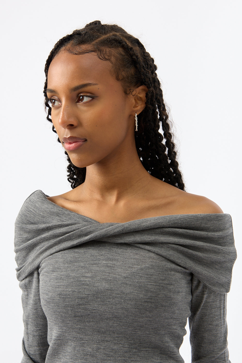 Róhe Bodycon Off Shoulder Top - Bessette