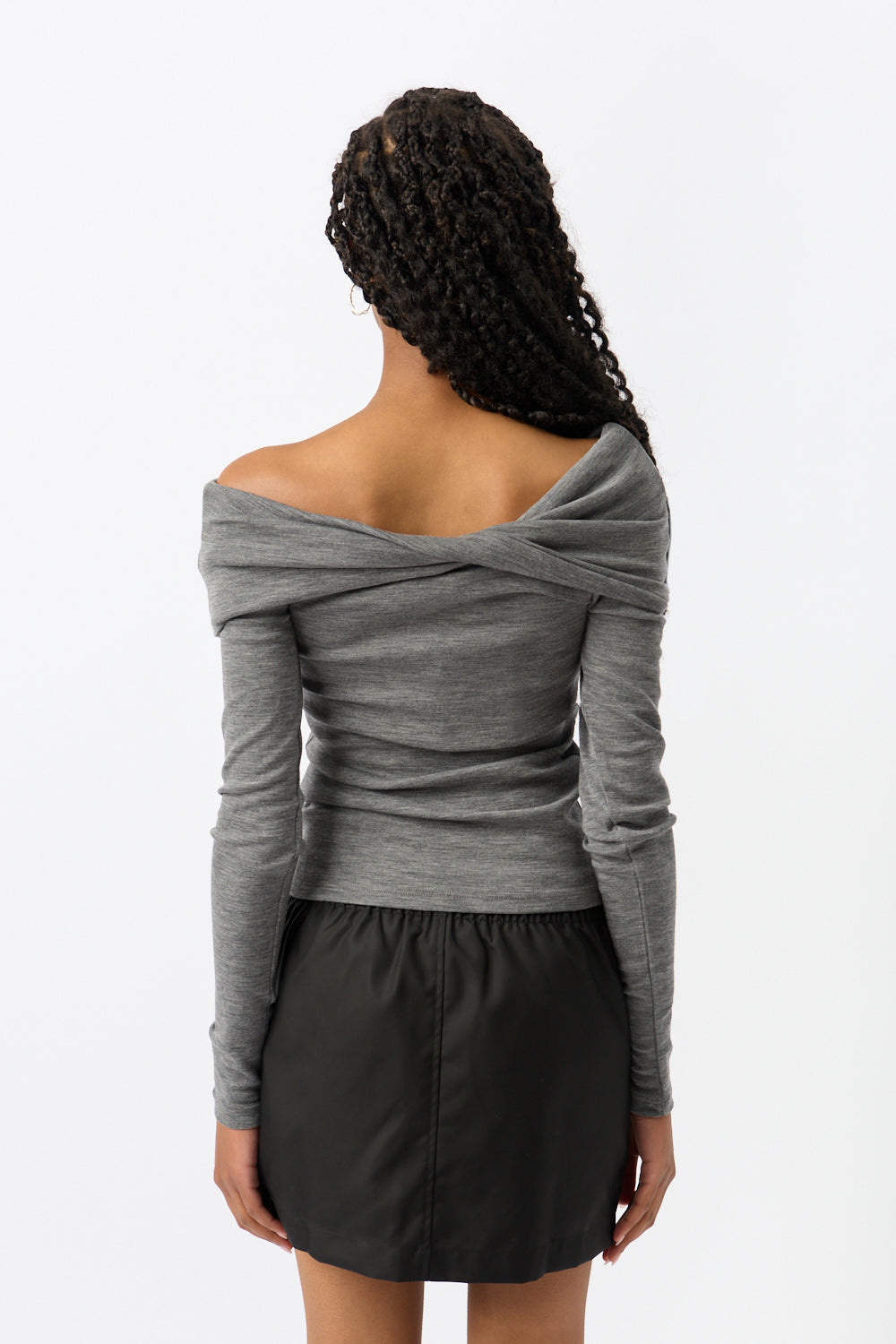 Róhe Bodycon Off Shoulder Top - Bessette
