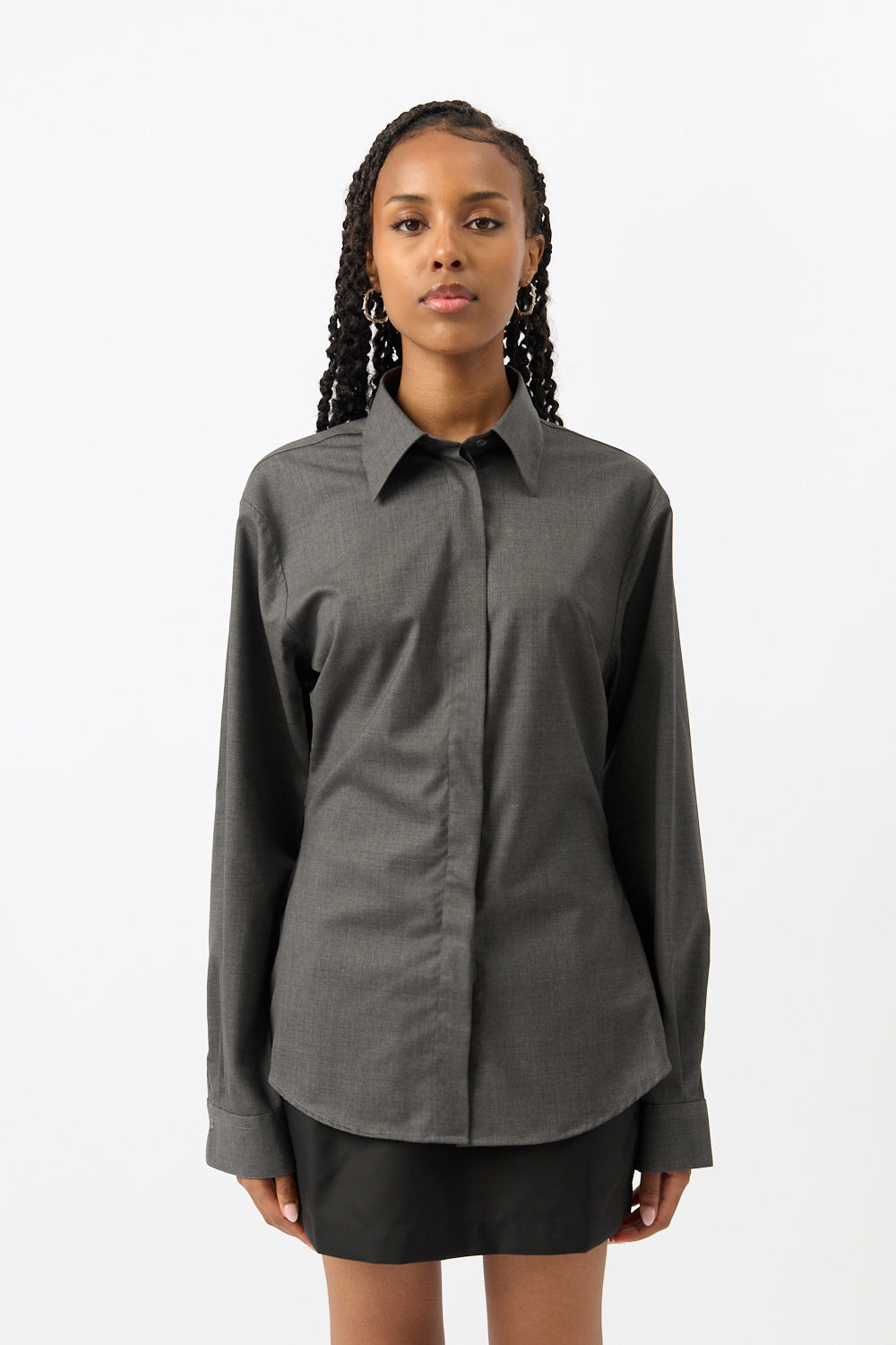 Róhe Shaped Open Armhole Shirt - Bessette