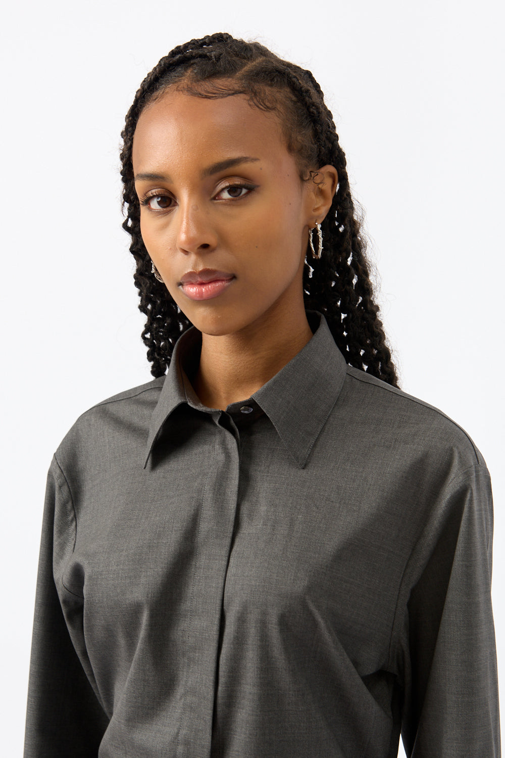 Róhe Shaped Open Armhole Shirt - Bessette