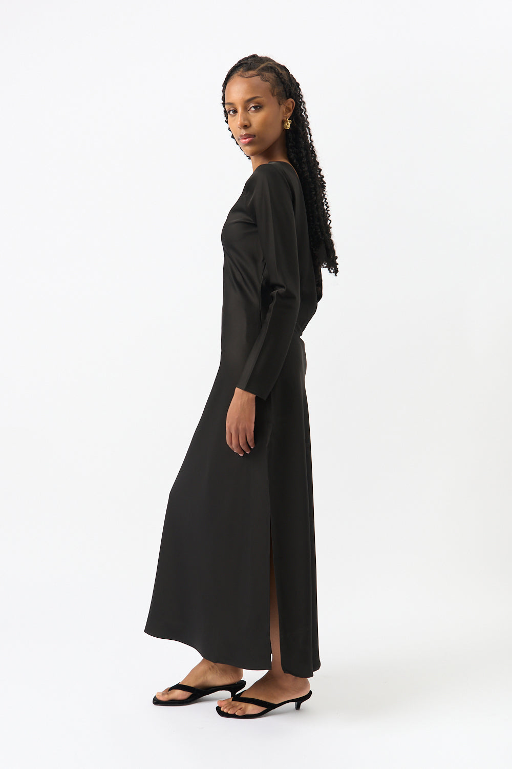 LESET V-Back Bias Dress - Bessette