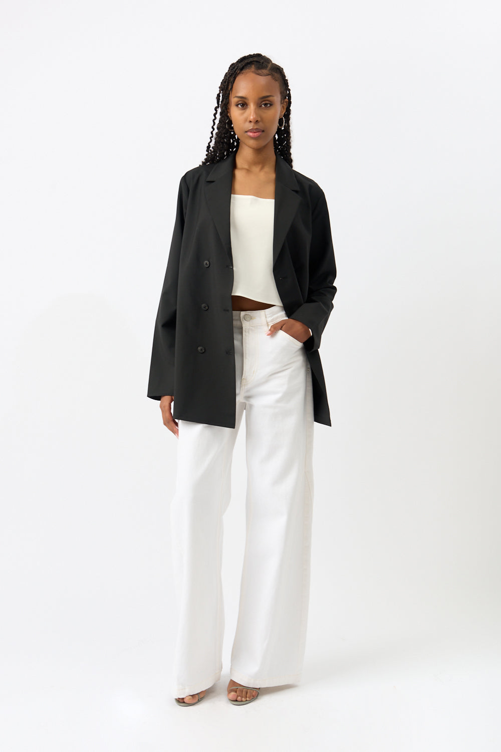 Róhe Double-Breasted Shirt - Bessette