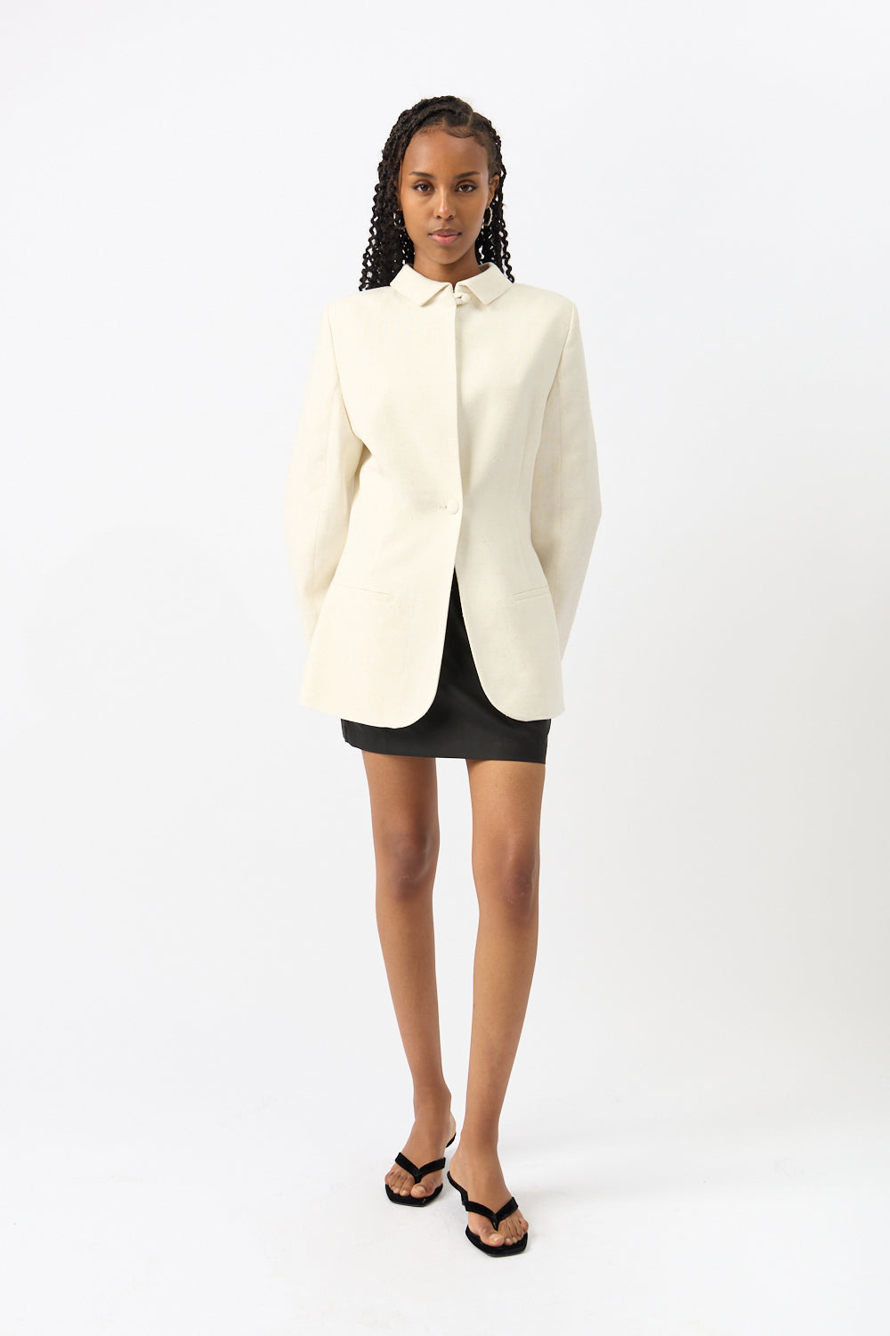 Róhe Reversed Blazer Top