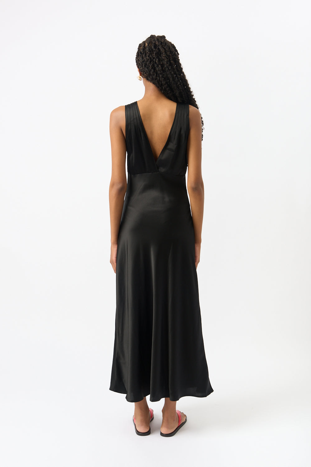 LESET Barb V Slip Dress - Bessette