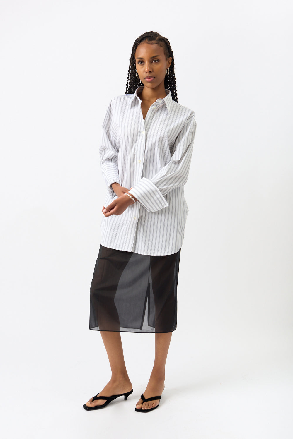 Róhe Oversized Striped Shirt - Bessette
