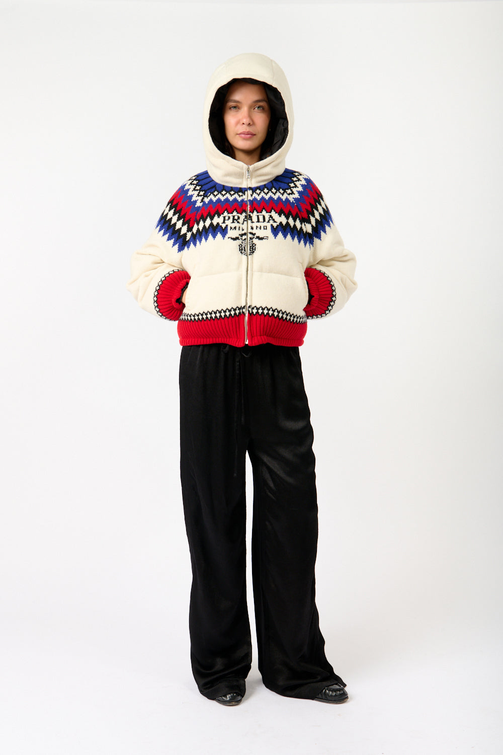 Knit Puffer Jacket
