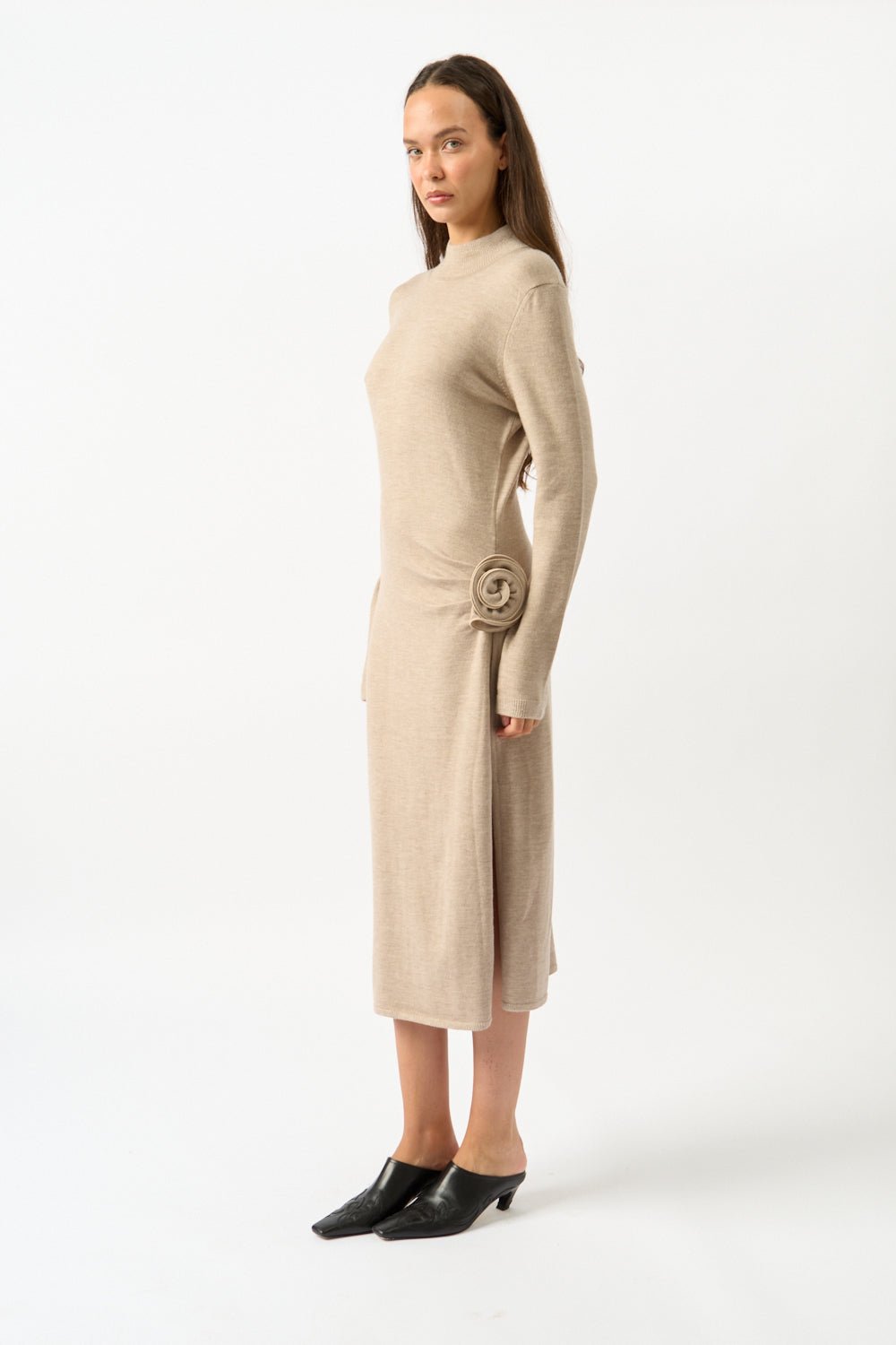 Magda Butrym Cashmere & Silk Knit Dress - Bessette