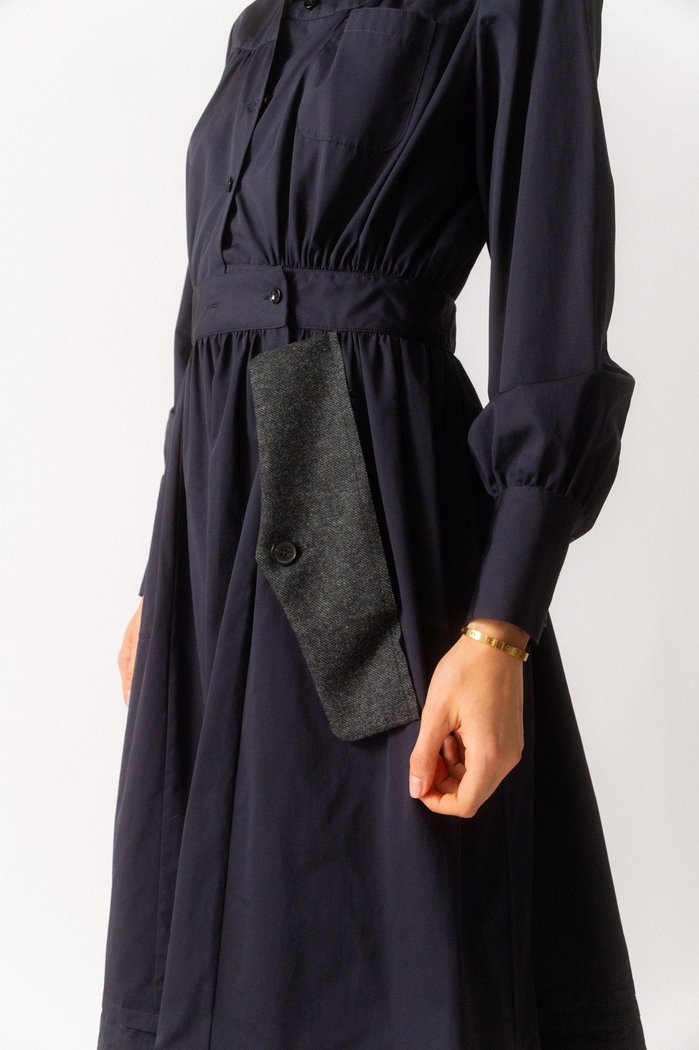 Maison Margiela Navy Shirt Dress - Bessette