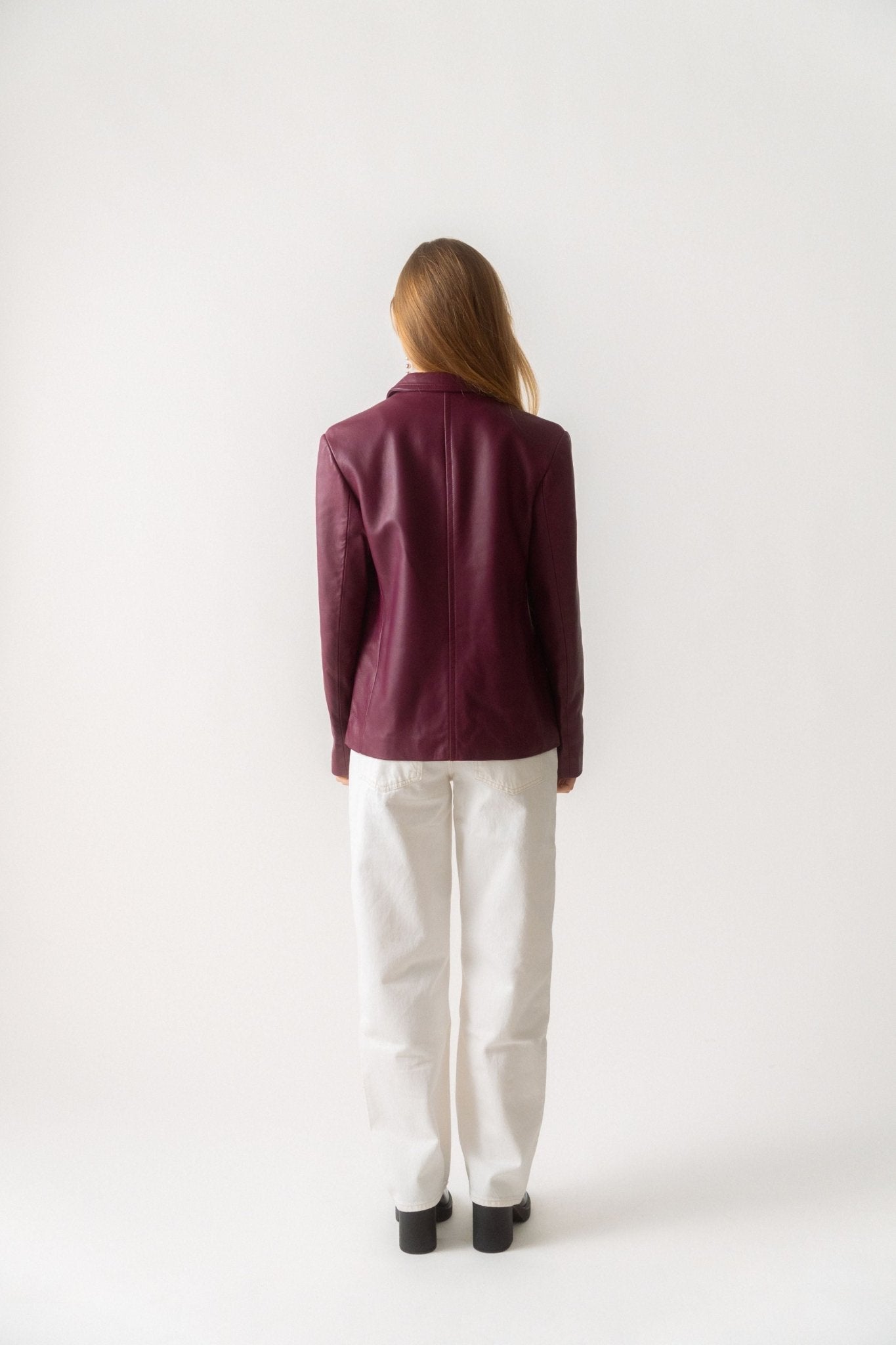 Marni Leather Cropped Baby Jacket - Bessette