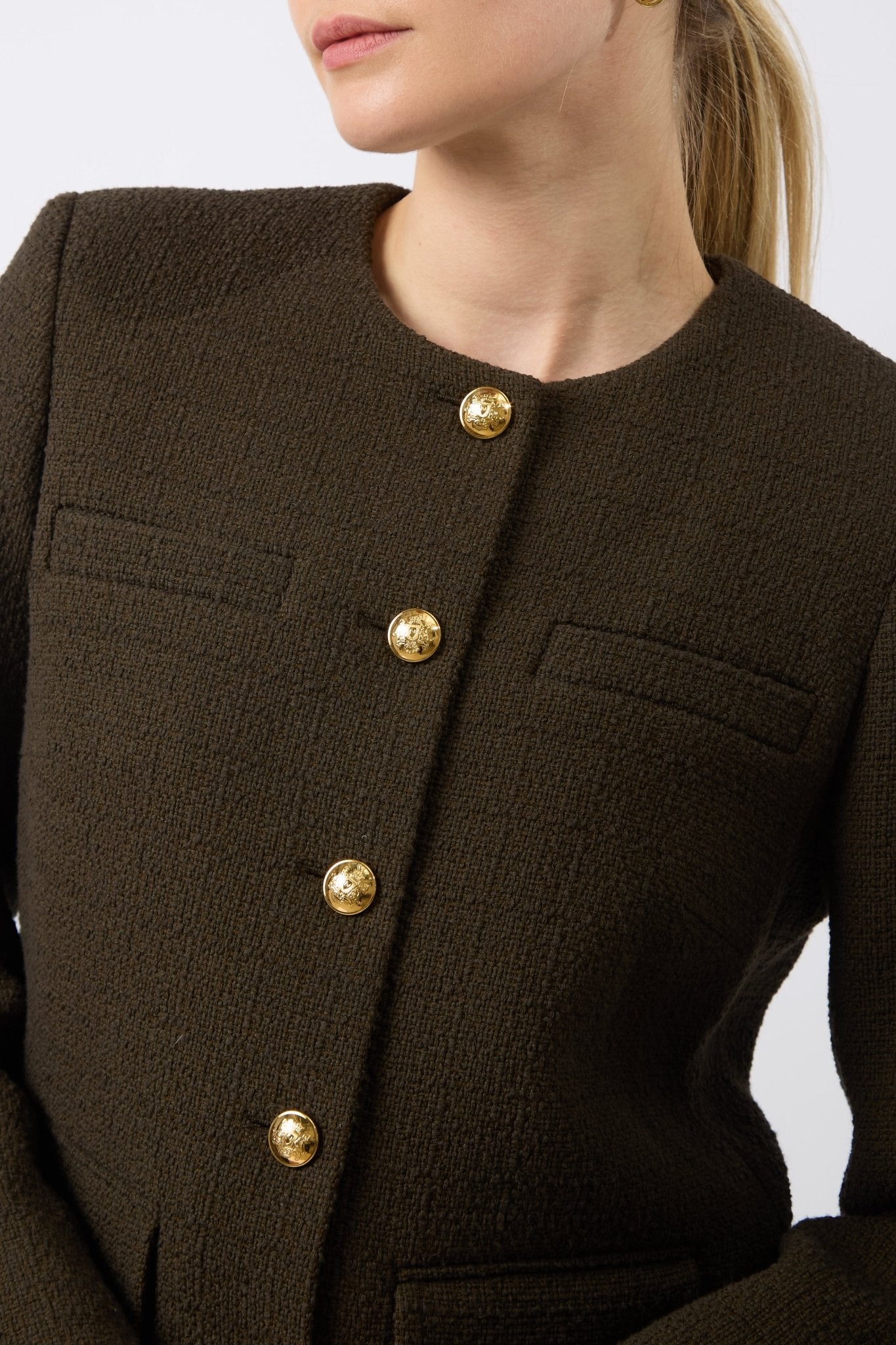 Nili Lotan Paige Tweed Bouclé Jacket - Bessette