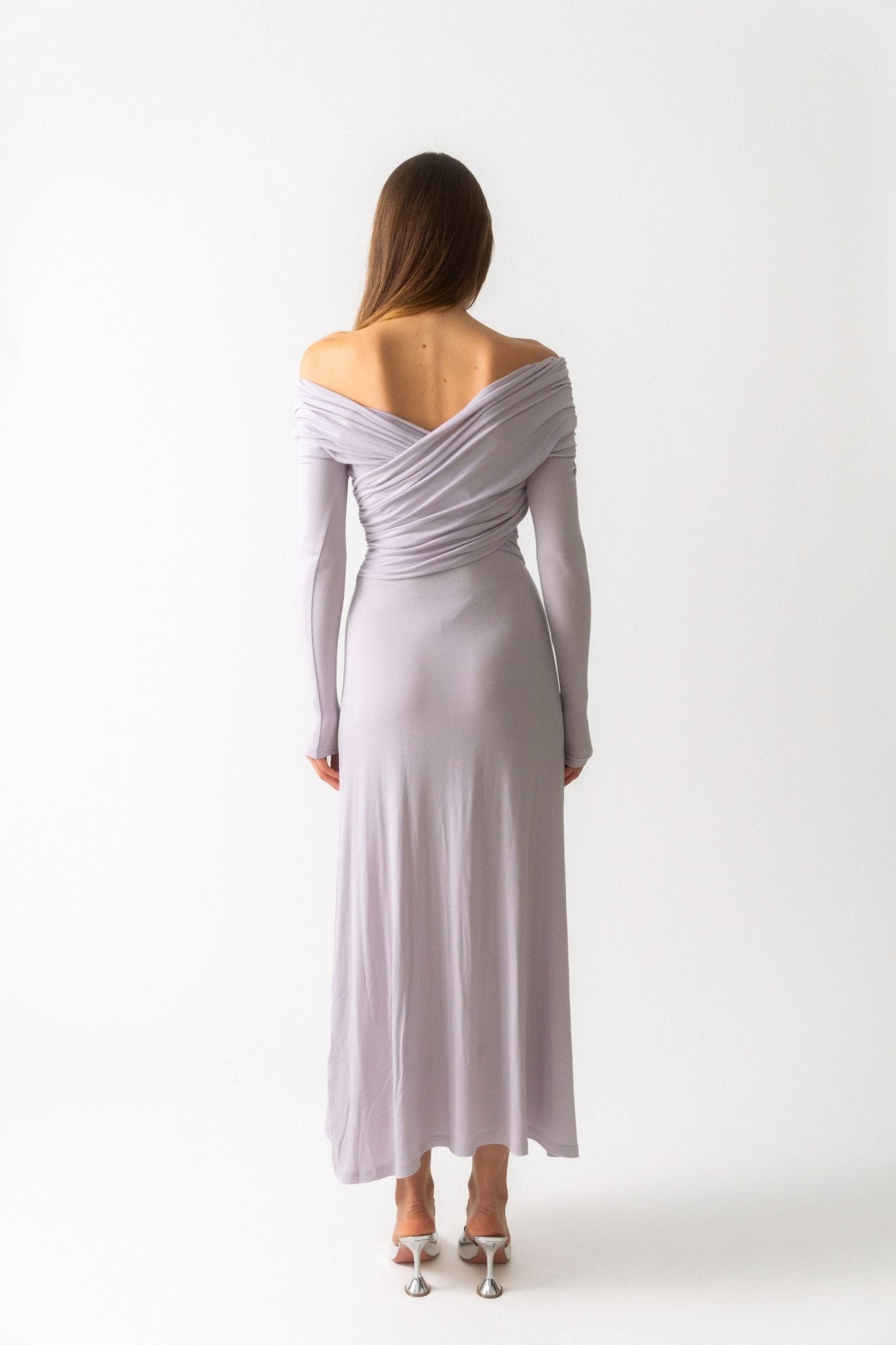 Ninety Percent Cecelia Dress In Lavendula - Bessette