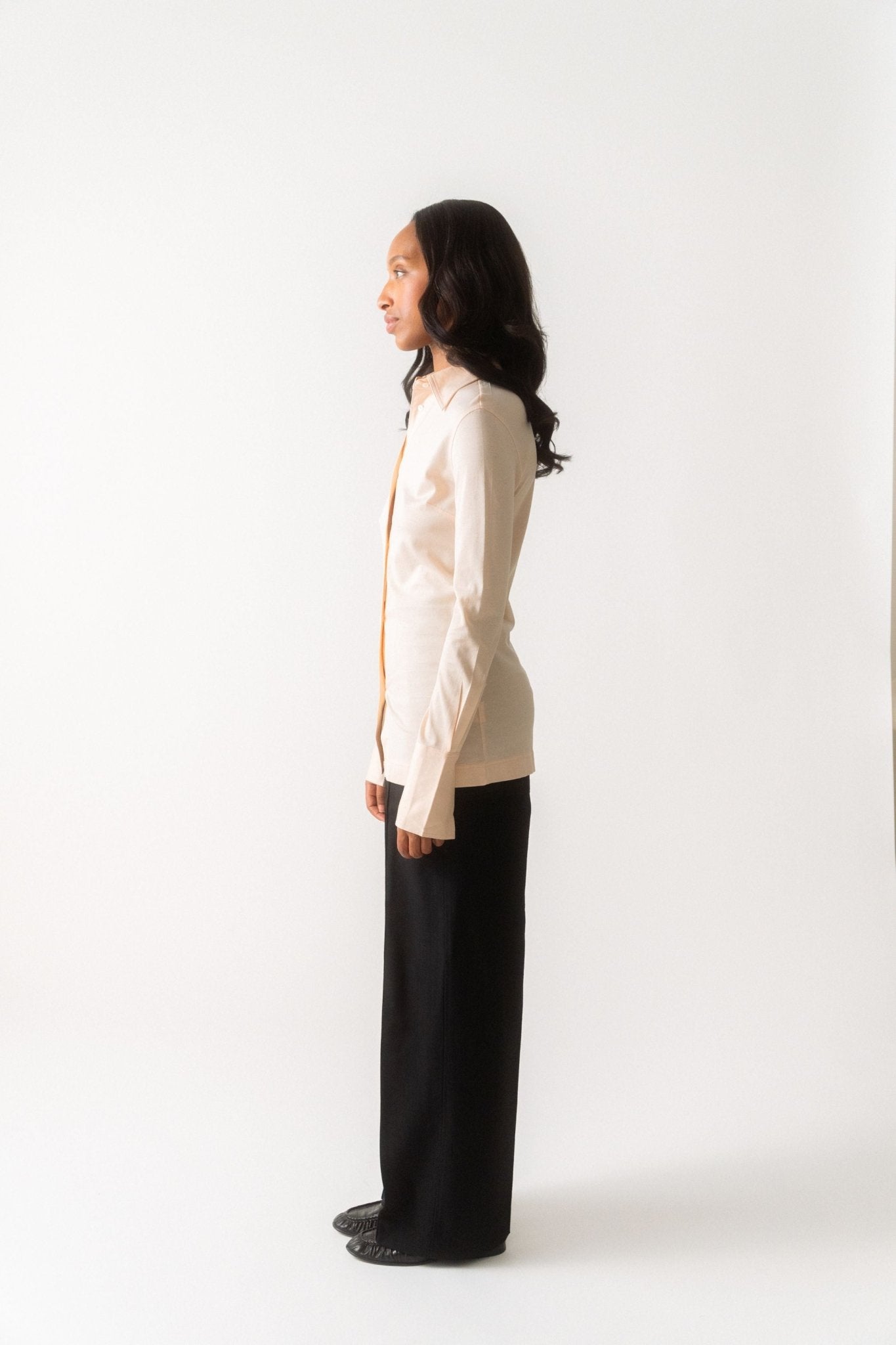 Ninety Percent Konnos Shirt in Shell - Bessette