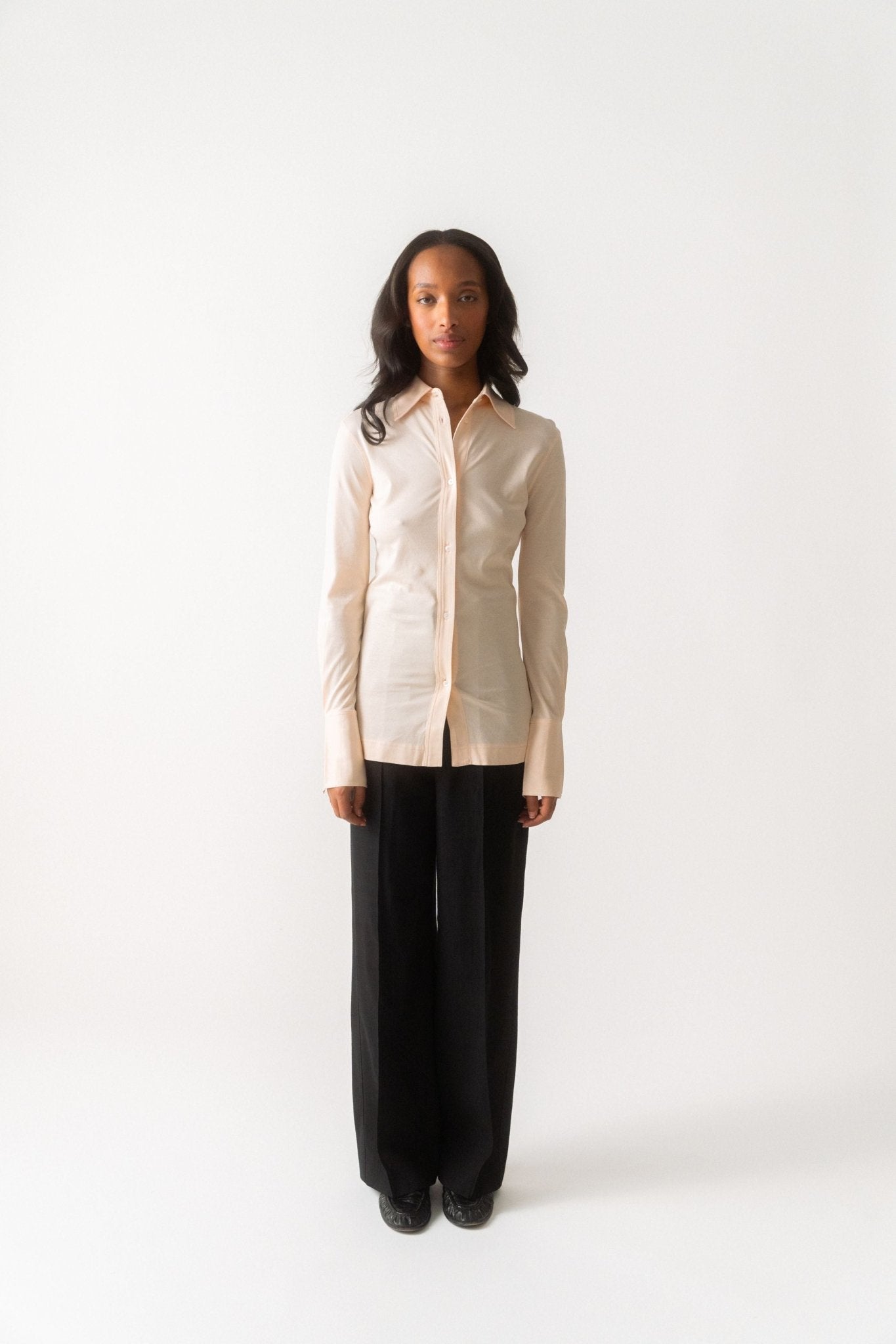 Ninety Percent Konnos Shirt in Shell - Bessette