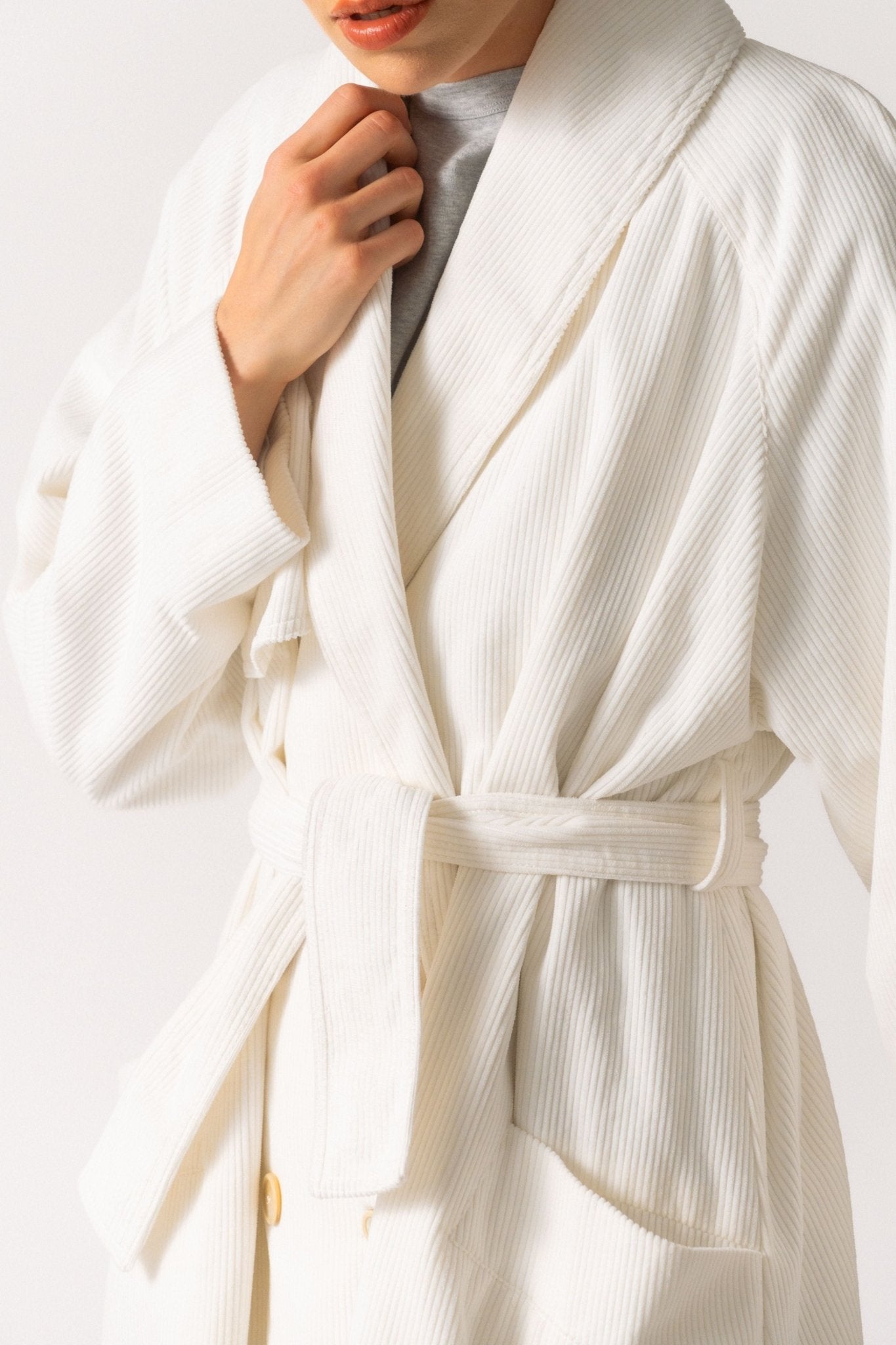 Patou Corduroy Trench Coat - Bessette
