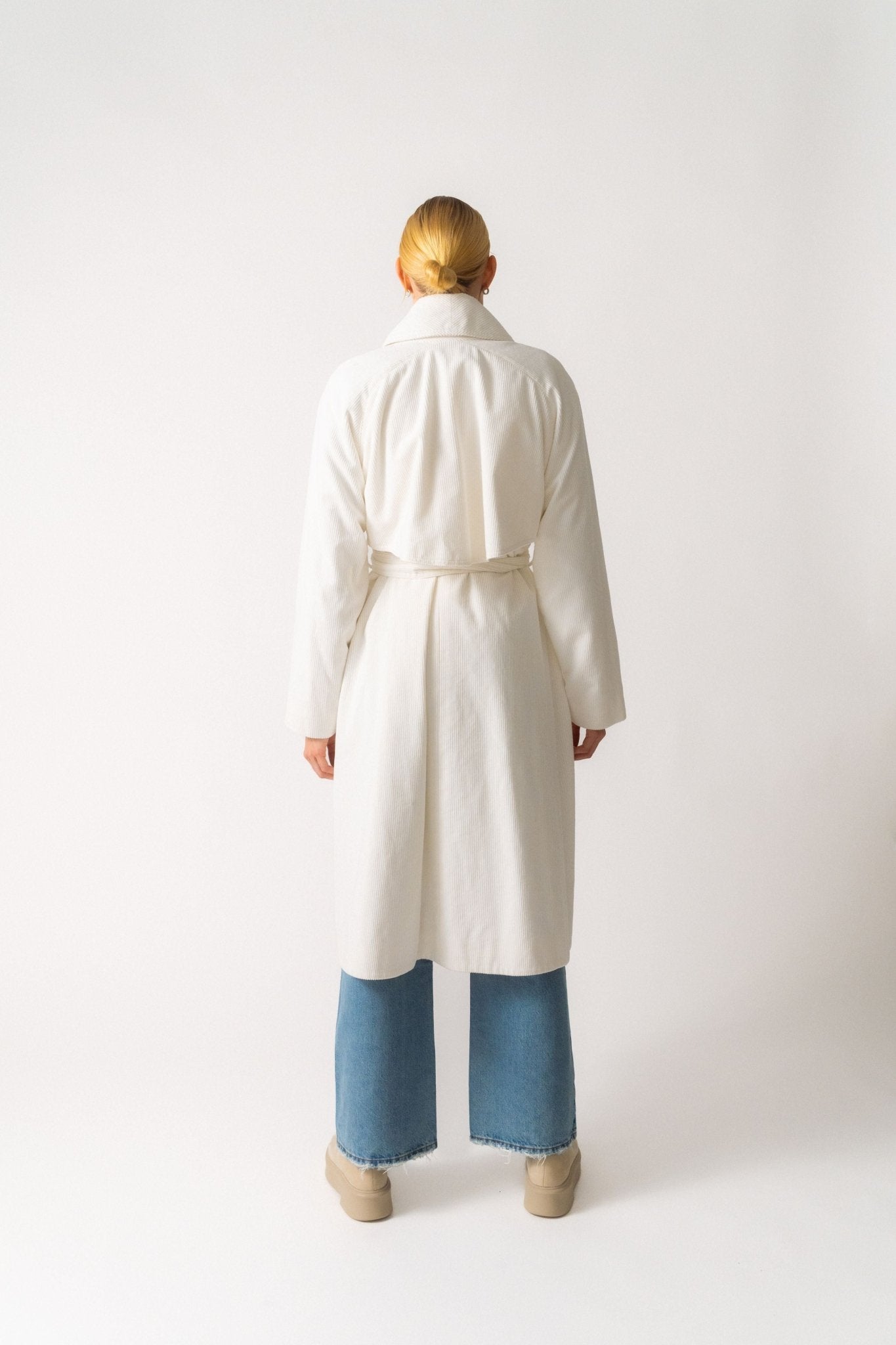 Patou Corduroy Trench Coat - Bessette