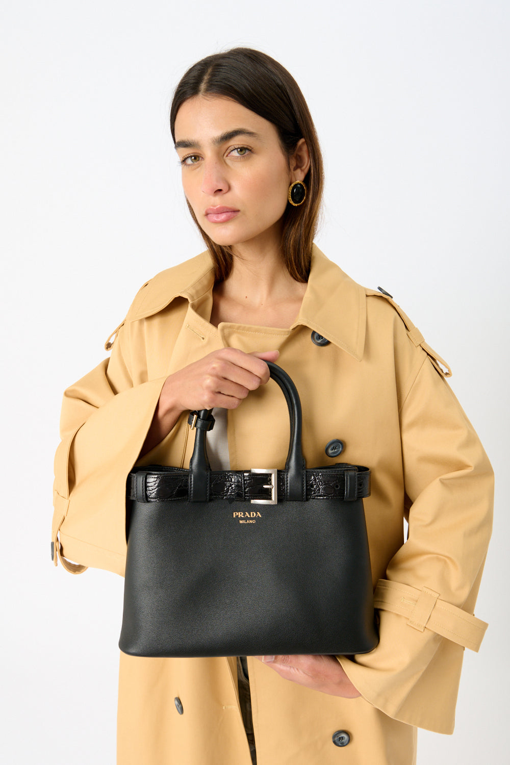 Prada Croc Belt Bag - Bessette