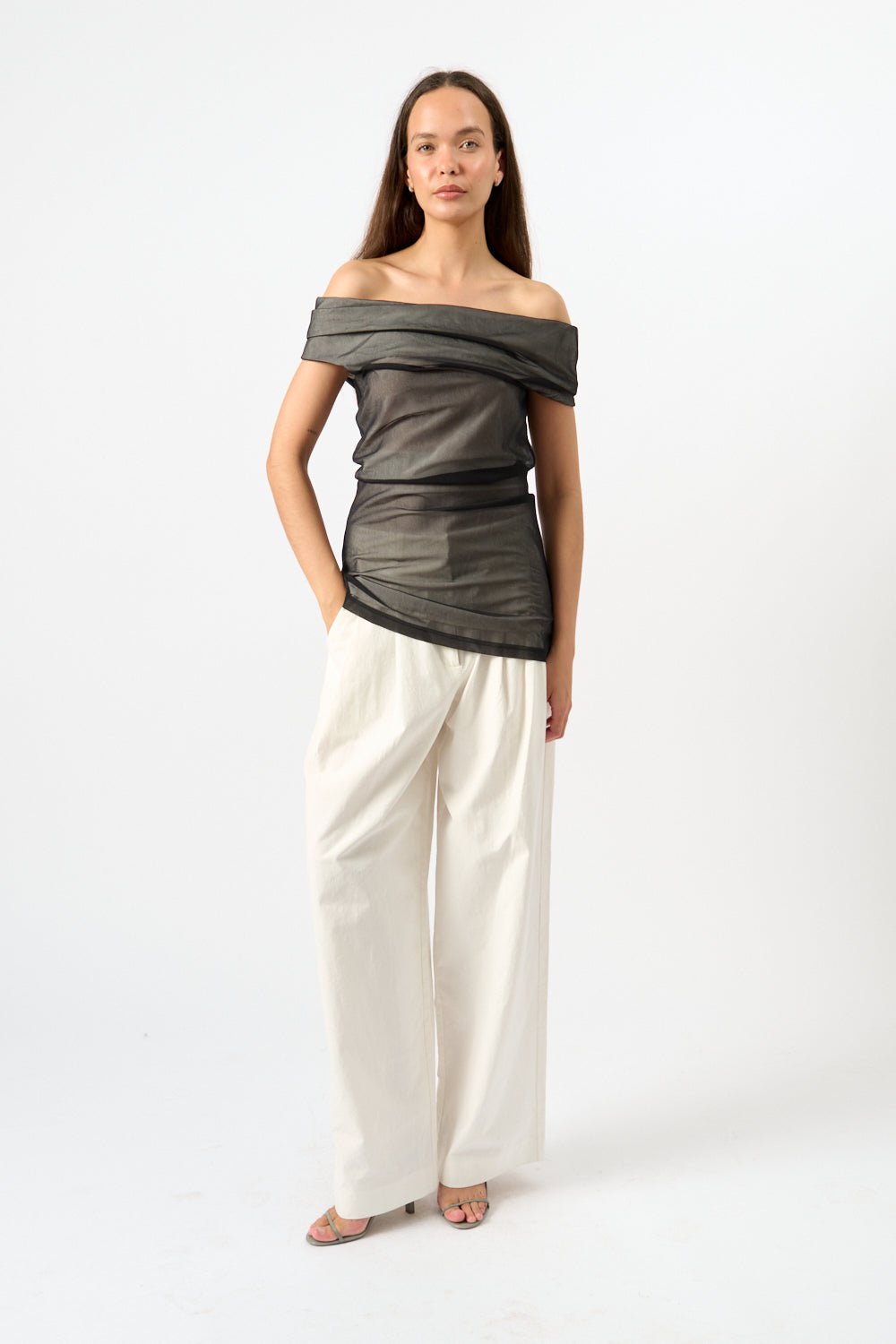 Proenza Schouler Allegra Top In Silk Nylon - Bessette