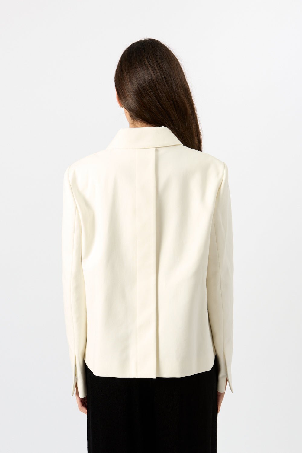 Proenza Schouler Lana Jacket in Eco Cotton Twill Off-White - Bessette
