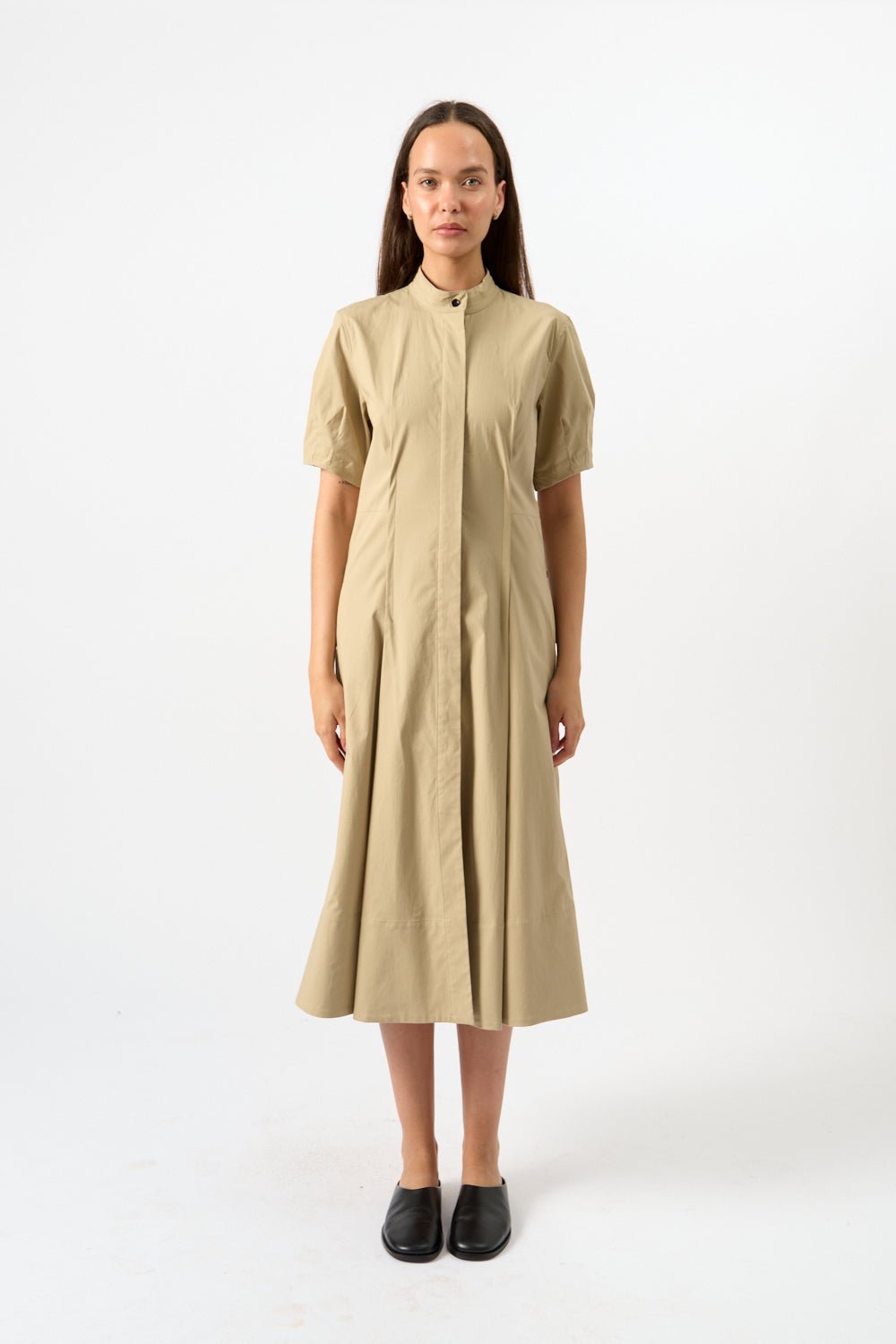 Proenza Schouler Tracey Dress Khaki - Bessette