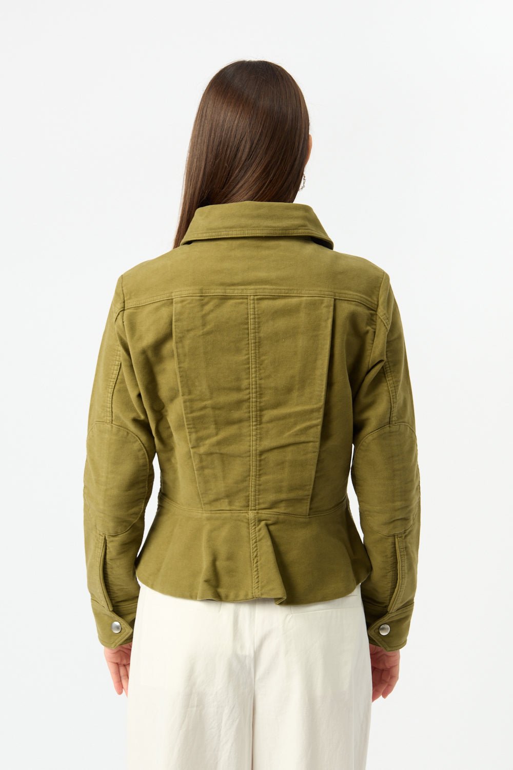 Proenza Schouler White Label Ava Jacket Dark Green - Bessette